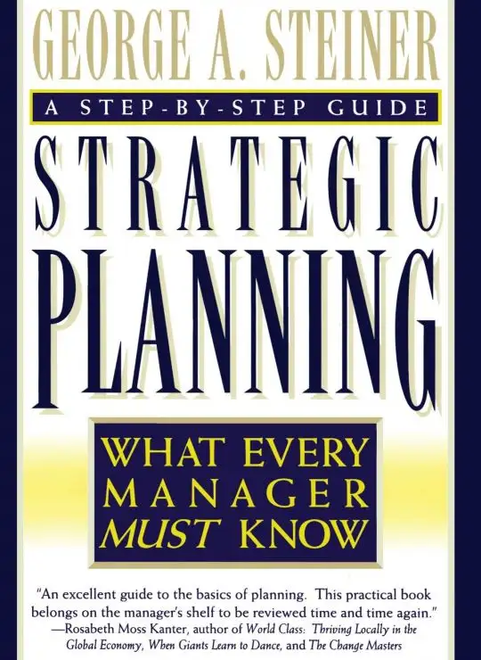 Strategic Planning BOOK